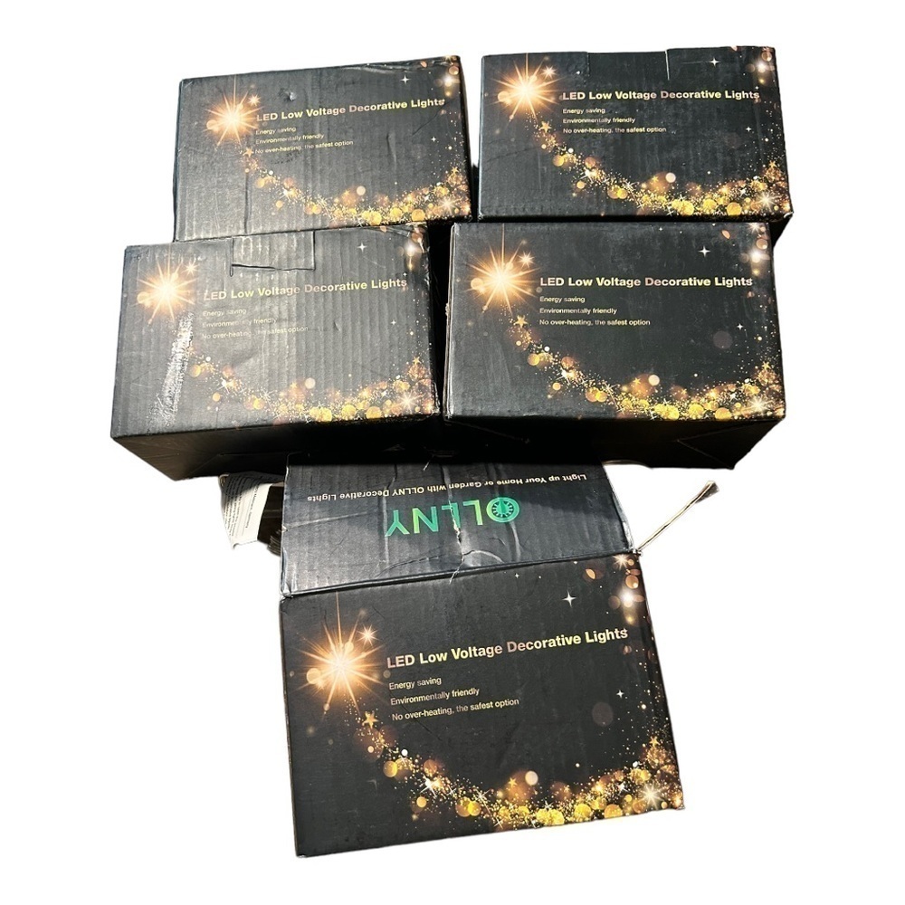 ollny purple LED low voltage decorative lights, 5 boxes brand new